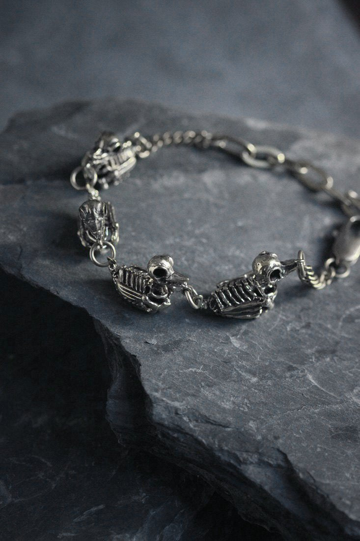 Entenmutter and Ducklimgs Skelett Armband - Clavius Jewelry
