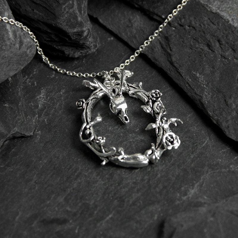 Hasenschädel Blume Halskette - Clavius Jewelry