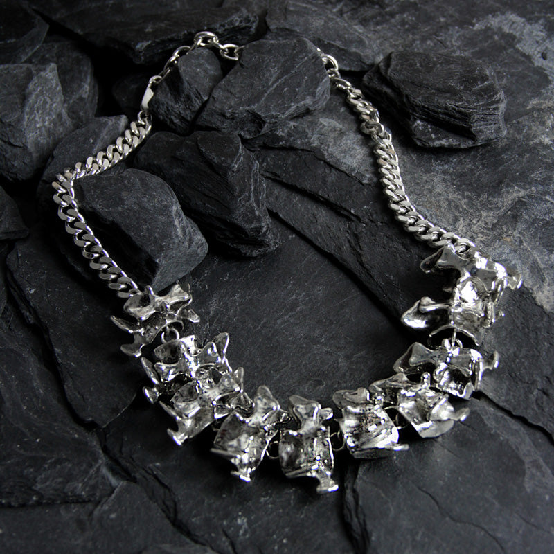 Wirbelknochen Halskette - Groß - Clavius Jewelry