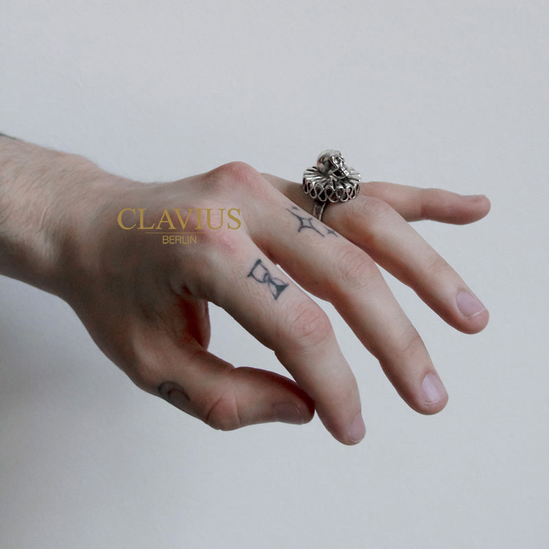 Schädel Zirkus Ring (S) - Clavius Jewelry